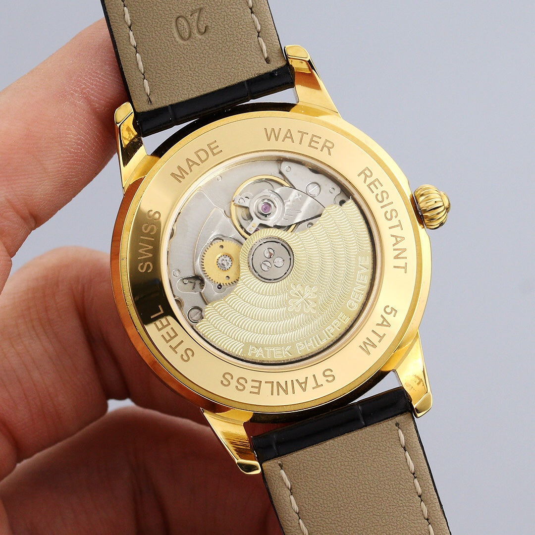 PATEK CALATRAVA 40MM DATE GOLD CASE