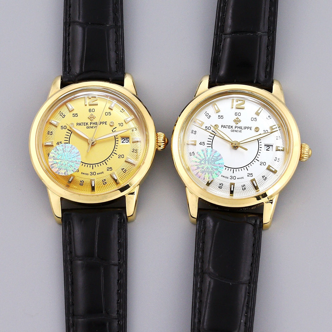 PATEK CALATRAVA 40MM DATE GOLD CASE