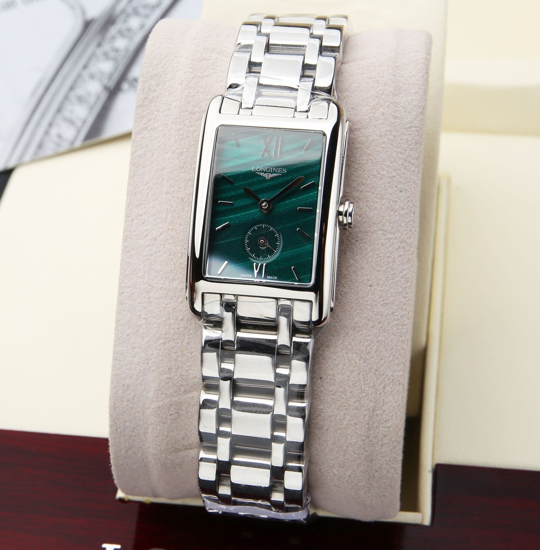 DOLCEVITA 20MM QUARTZ STEEL CASE MALACHITE DIAL