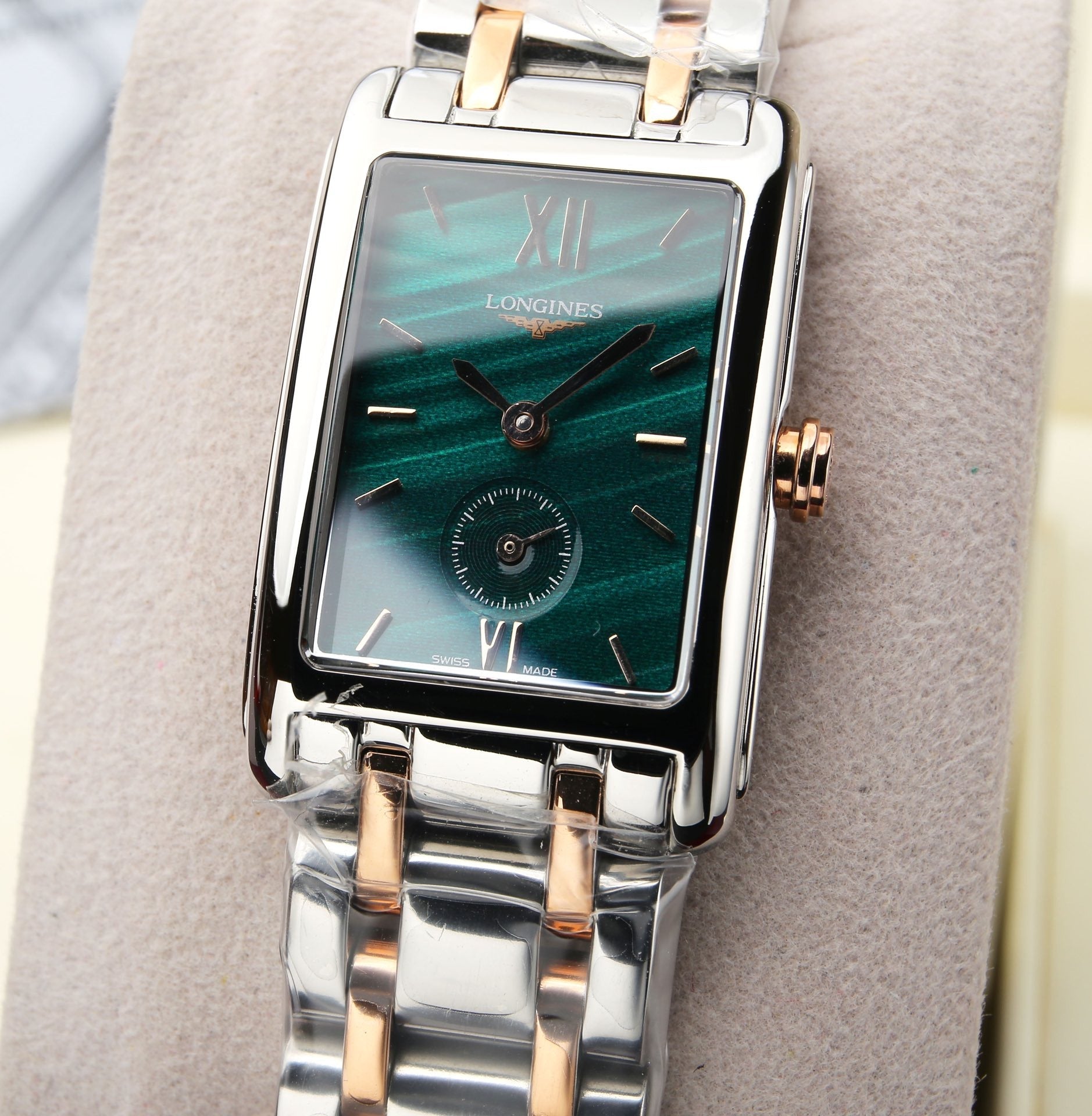 DOLCEVITA 20MM QUARTZ STEEL CASE MALACHITE DIAL