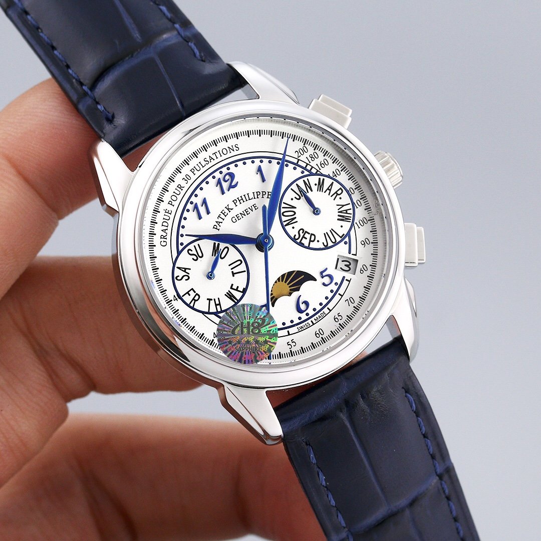 PATEK COMPLICATIONS 7150 ANNUAL CALENDAR MOONPHASE STEEL