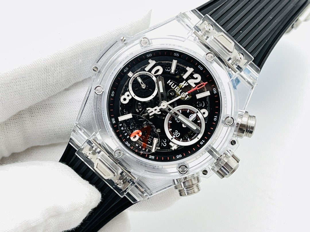 BIG BANG UNICO 42MM SAPPHIRE CHRONOGRAPH FLYBACK BLACK SKELETON