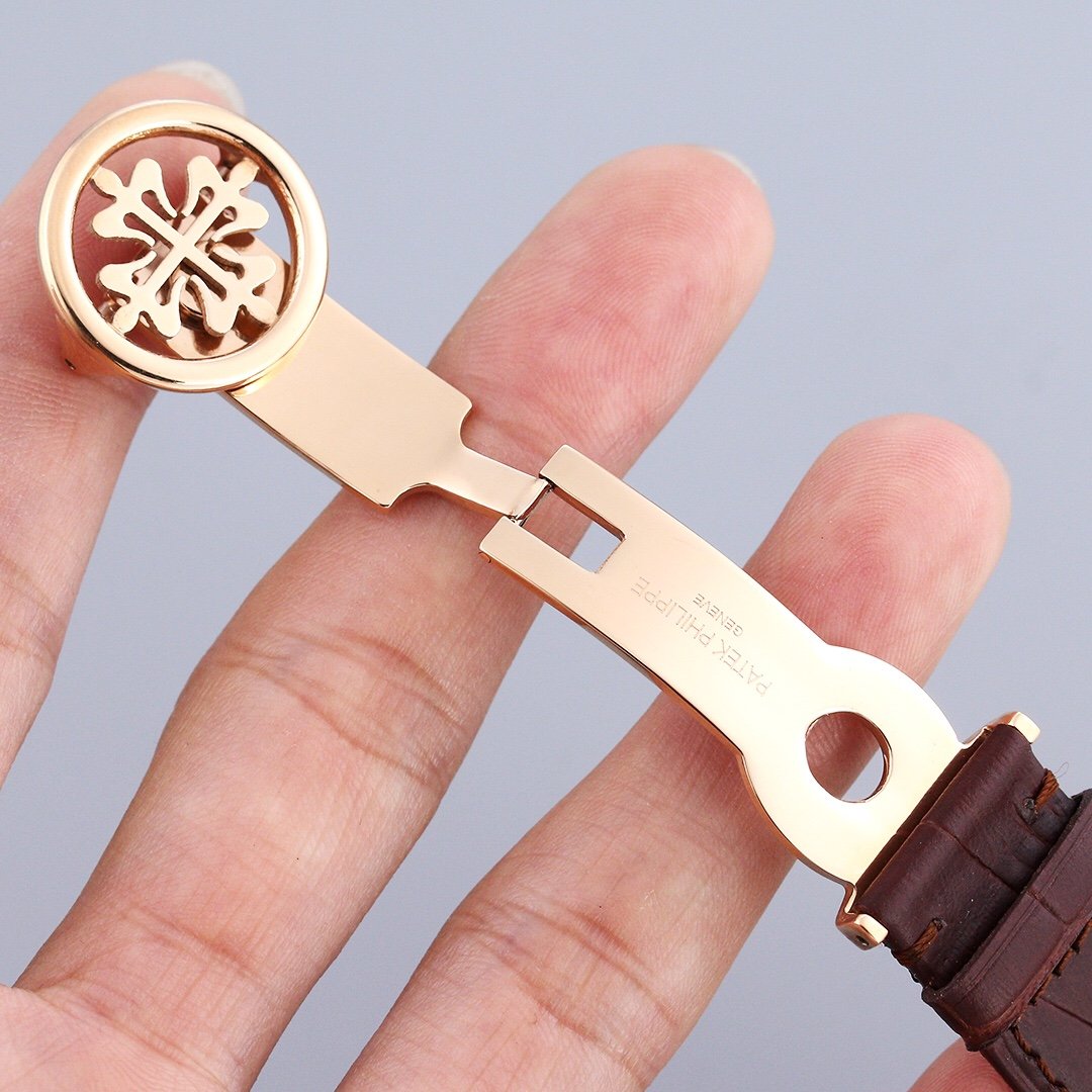 PATEK CHRONOGRAPH ROSE GOLD CASE 5975 WHITE DIAL