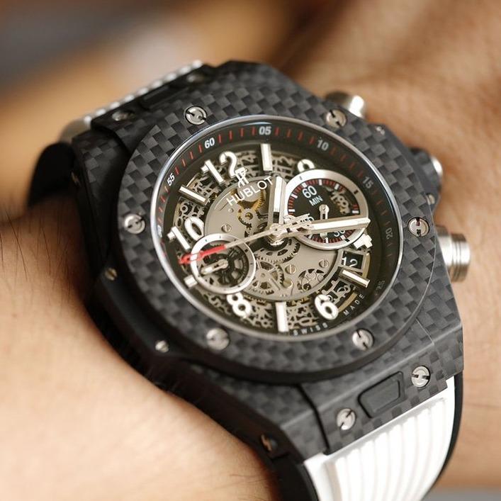 BIG BANG UNICO 45 CARBON CASE SKELETON DIAL