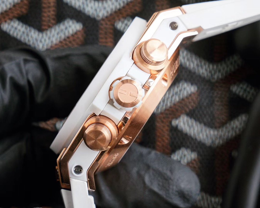 BIG BANG UNICO 45 ROSE GOLD CASE WHITE CERAMIC SKELETON DIAL