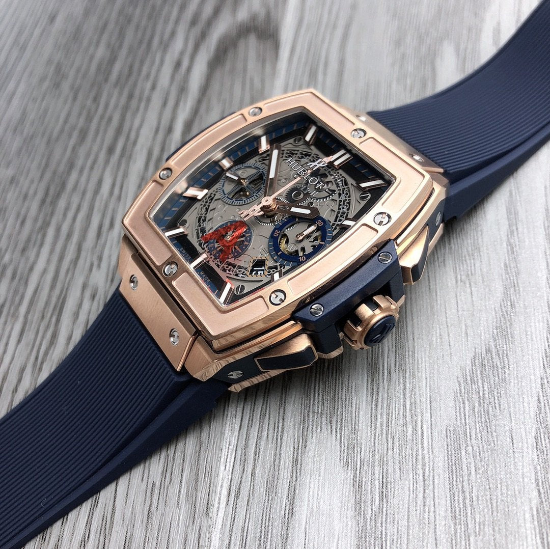 SPIRIT OF BIG BANG KING GOLD 45MM SKELETON DIAL