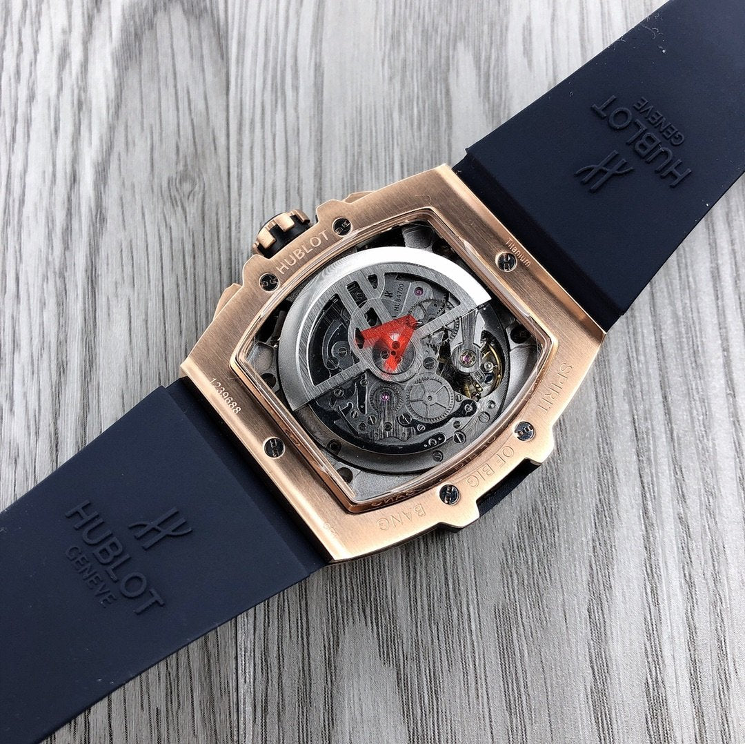 SPIRIT OF BIG BANG KING GOLD 45MM SKELETON DIAL