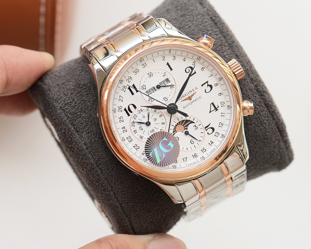 SPIRIT 42MM GOLD STEEL CHRONOGRAPH CALENDAR