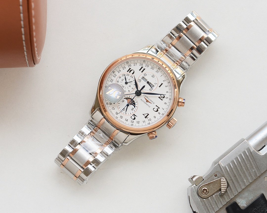 SPIRIT 42MM GOLD STEEL CHRONOGRAPH CALENDAR