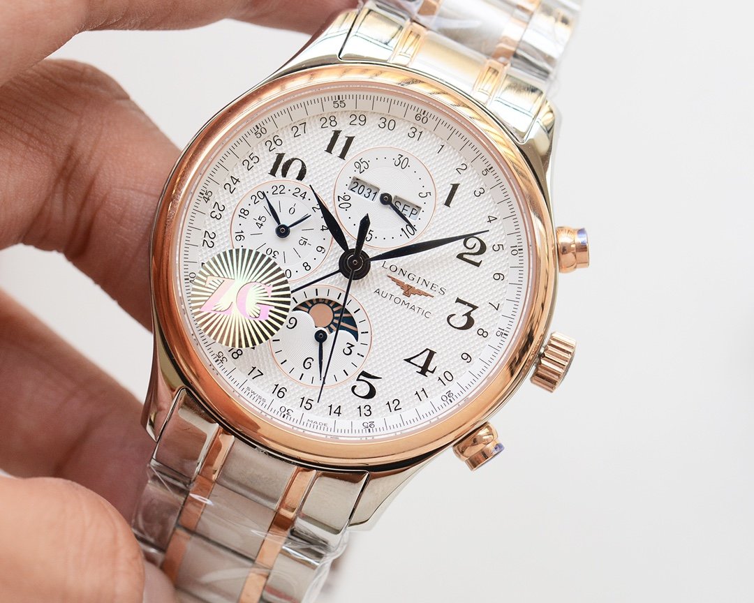 SPIRIT 42MM GOLD STEEL CHRONOGRAPH CALENDAR
