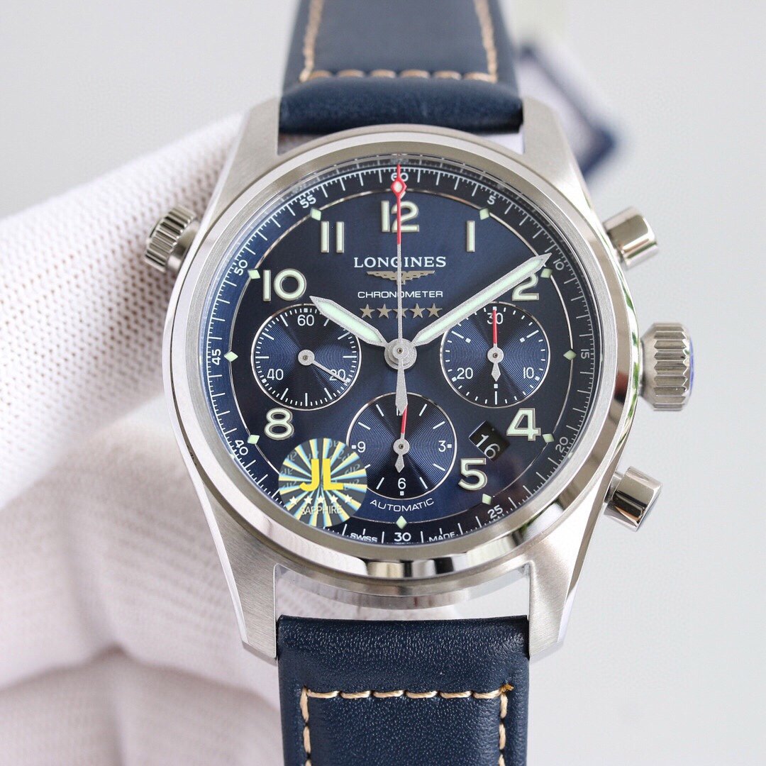 SPIRIT CHRONOGRAPH 42MM STEEL CASE LEATHER