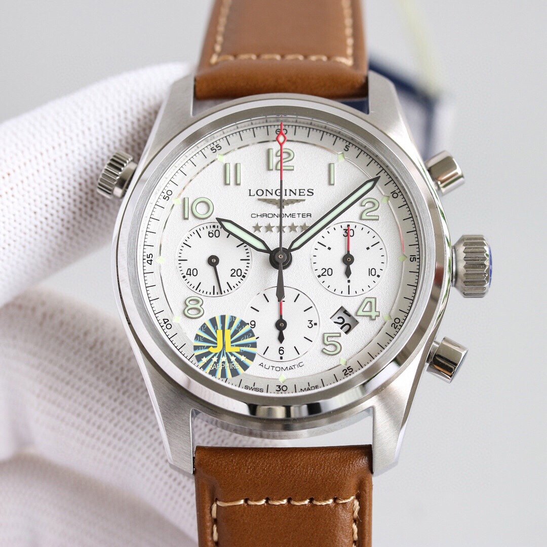 SPIRIT CHRONOGRAPH 42MM STEEL CASE LEATHER