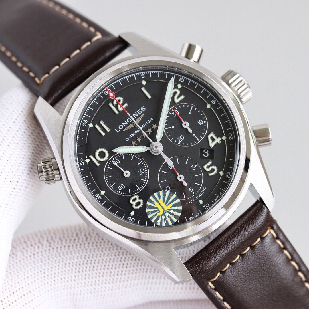 SPIRIT CHRONOGRAPH 42MM STEEL CASE LEATHER