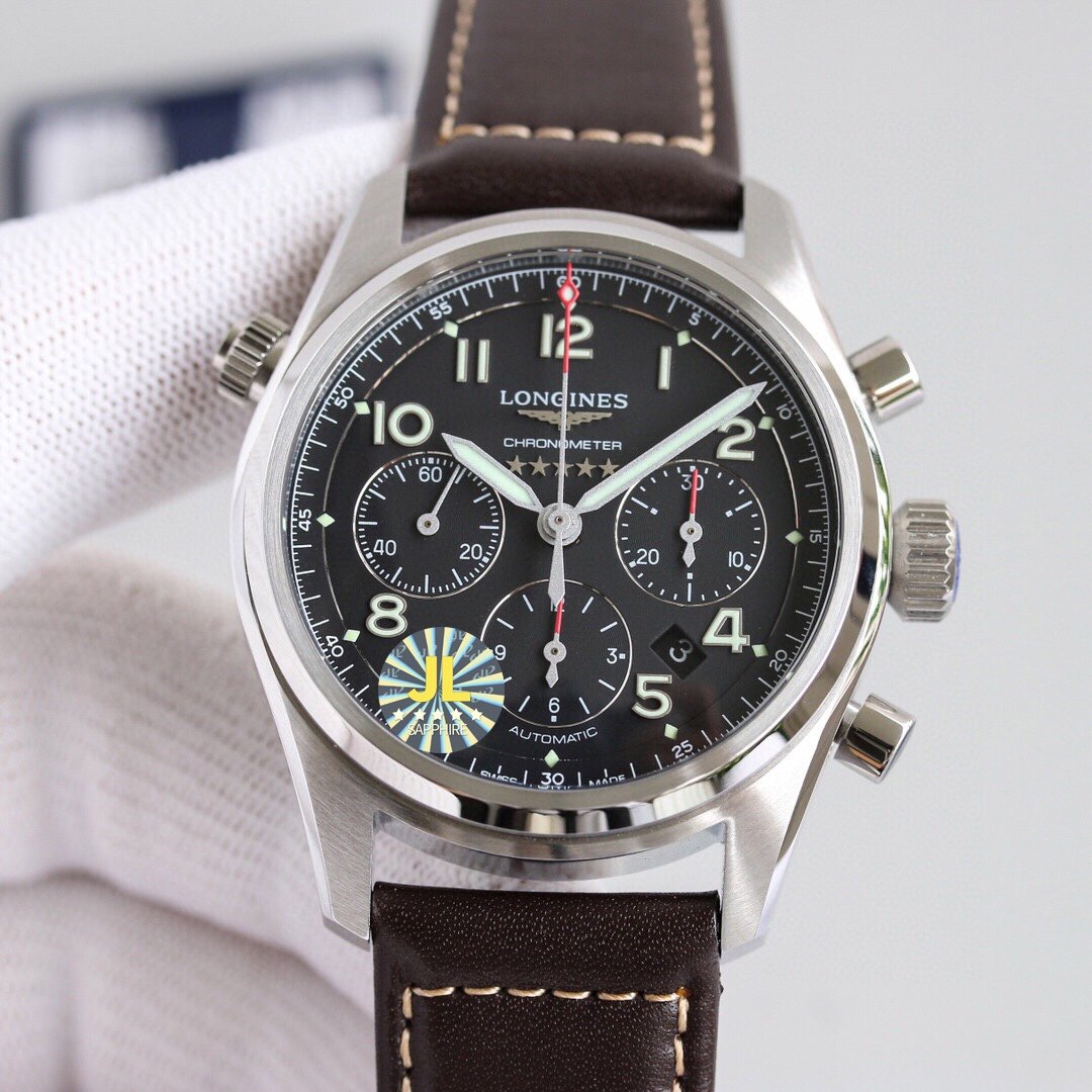 SPIRIT CHRONOGRAPH 42MM STEEL CASE LEATHER