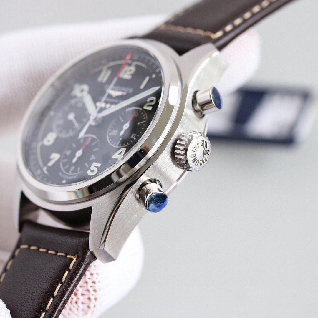 SPIRIT CHRONOGRAPH 42MM STEEL CASE LEATHER