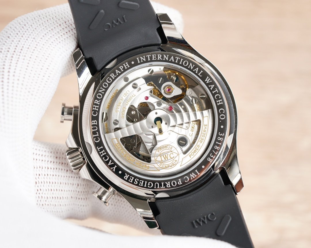 PORTUGUESE YACHTCLUB 45MM STEEL CASE SILVER DIAL CHRONOGRAPH
