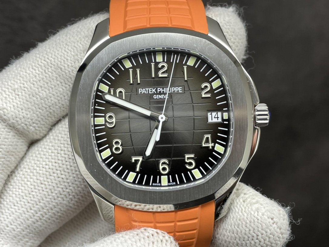 PATEK AQUANAUT 5167A ORANGE BLACK DIAL