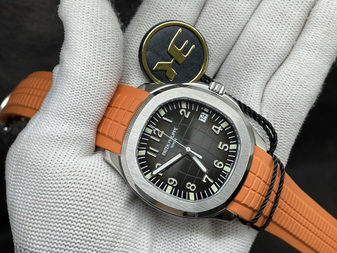 PATEK AQUANAUT 5167A ORANGE BLACK DIAL