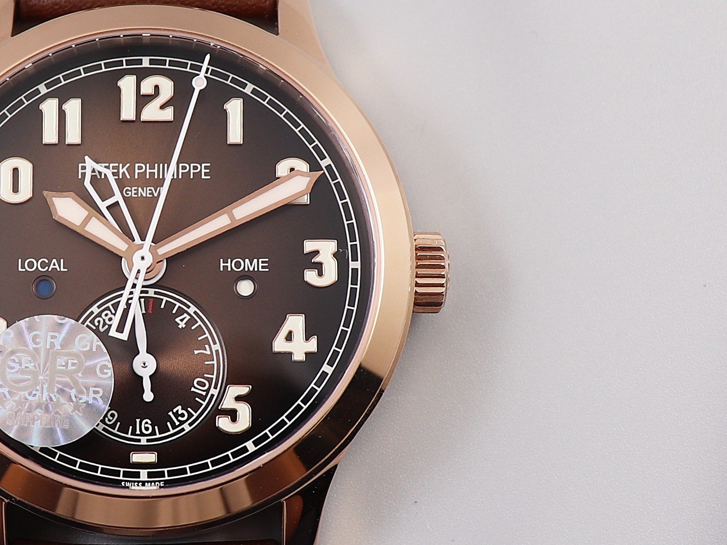 PATEK CALATRAVA PILOT TRAVEL TIME ROSE GOLD