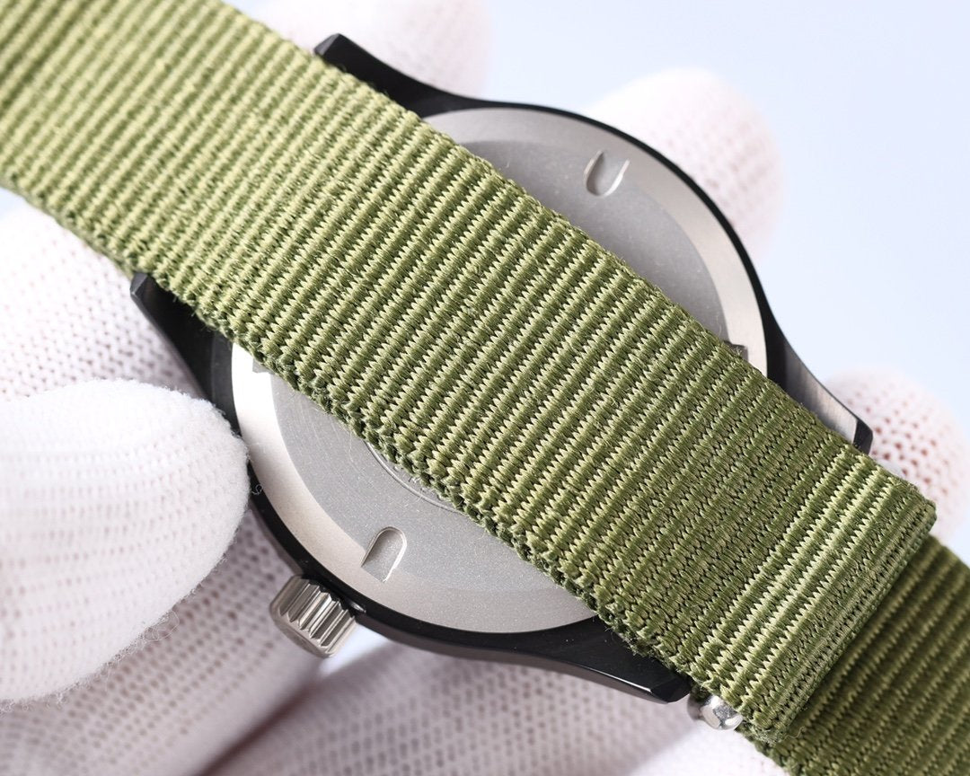 PILOT TOPGUN 41MM BLACK CERAMIC KHAKI TEXTILE