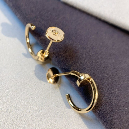JUSTE EARRINGS PINK GOLD 1
