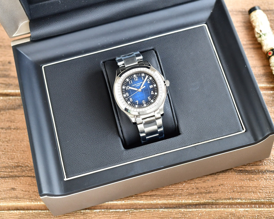 NAUTILUS STEEL CASE 42MM DIAMOND BEZEL