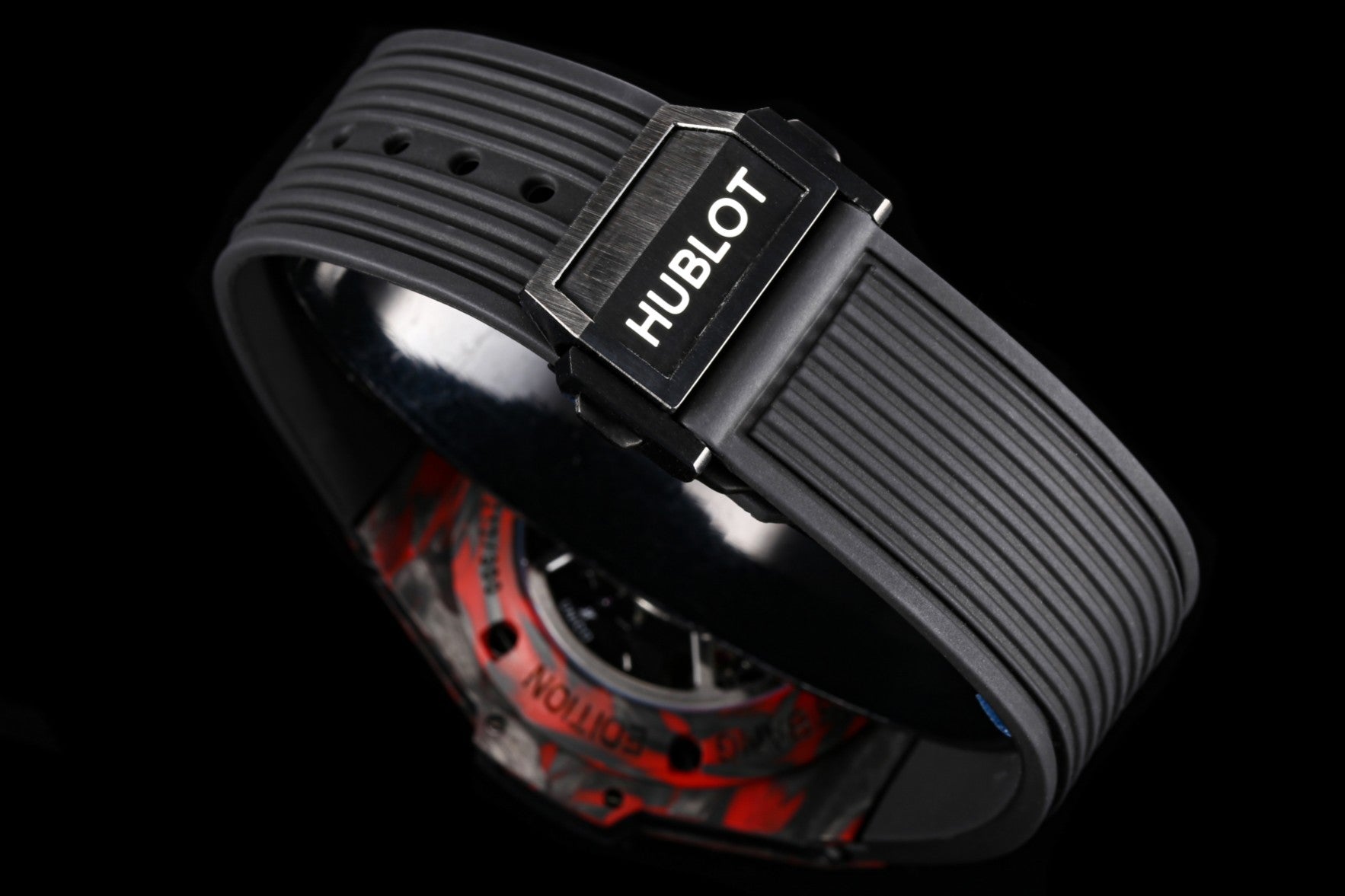 BIG BANG UNICO 45 BLACK RED CARBON