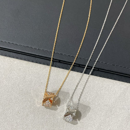 LIENS EVIDENCE DIAMOND PAVED NECKLACE