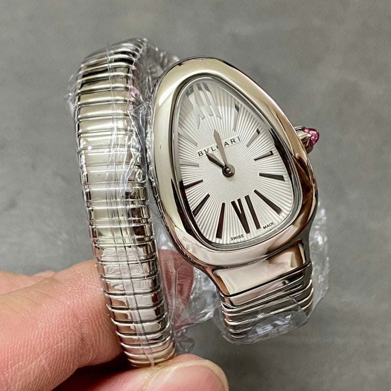 BULGARI SERPENTI SPIGA WHITE DIAL