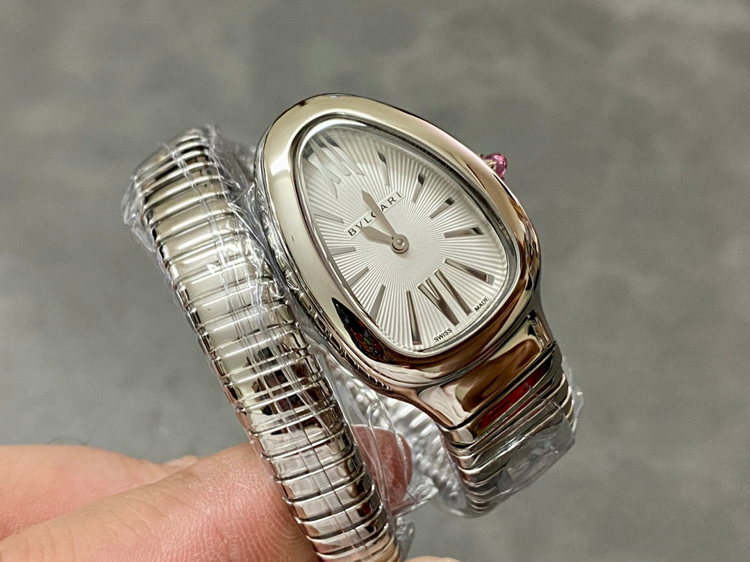 BULGARI SERPENTI SPIGA WHITE DIAL