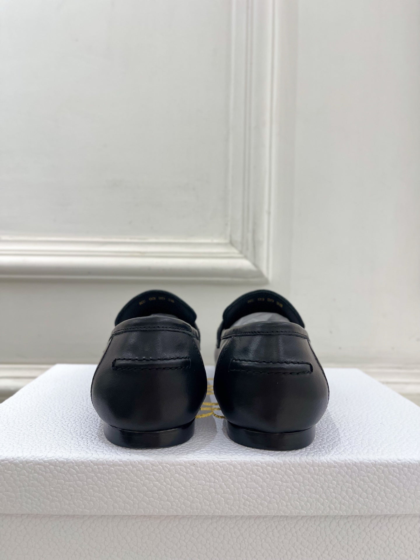 Dior 25 Boy Loafer Black Gold Calfskin 172794