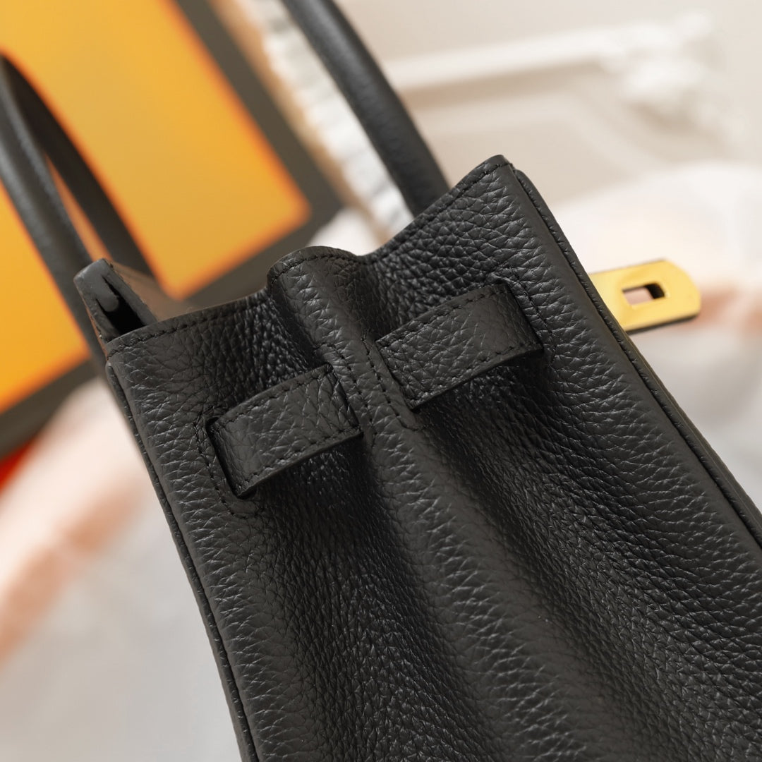 HM BIRKIN BAG 30 BLACK TOGO GOLD HARDWARE