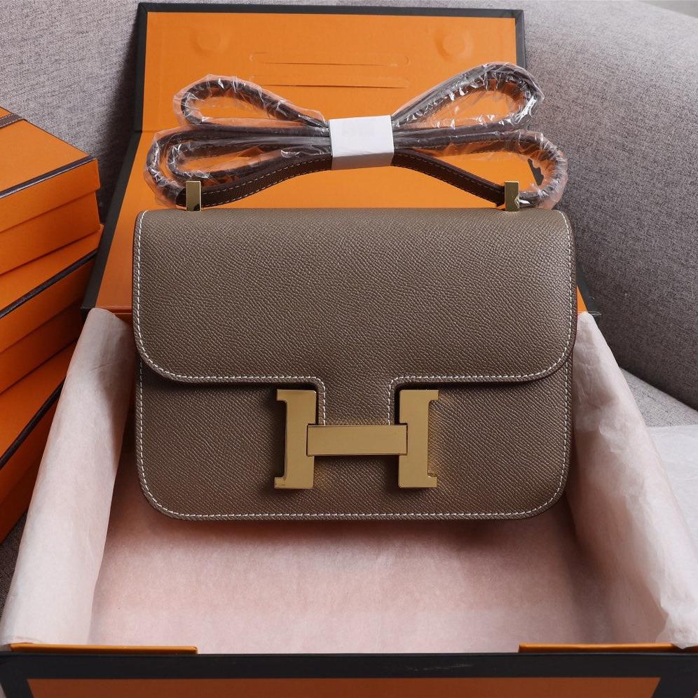 HM CONSTANCE BAGS 18 EPSOM GOLD HARDWARE