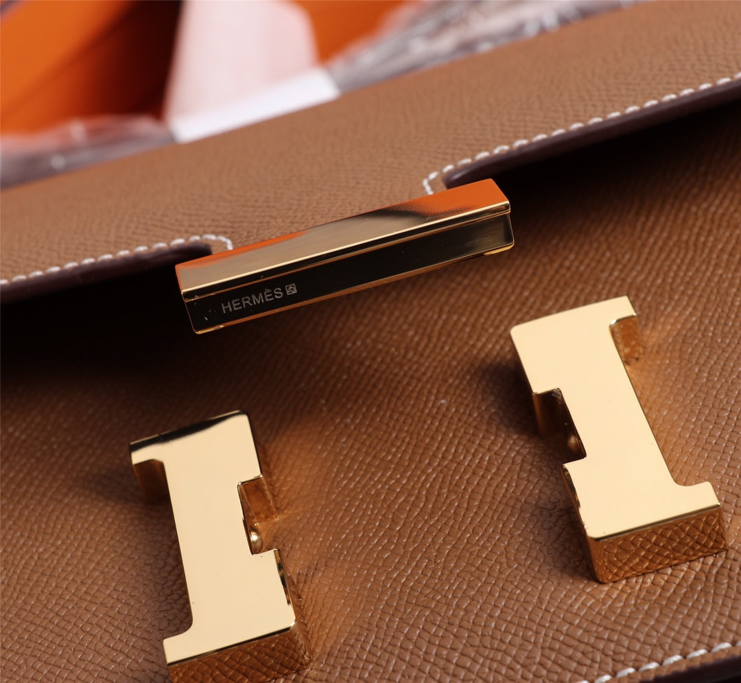 HM CONSTANCE BAGS 18 EPSOM GOLD HARDWARE