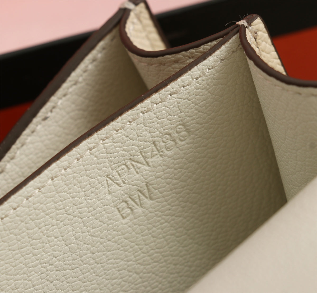 HM CONSTANCE BAGS 18 CREAM EPSOM GOLD HARDWARE