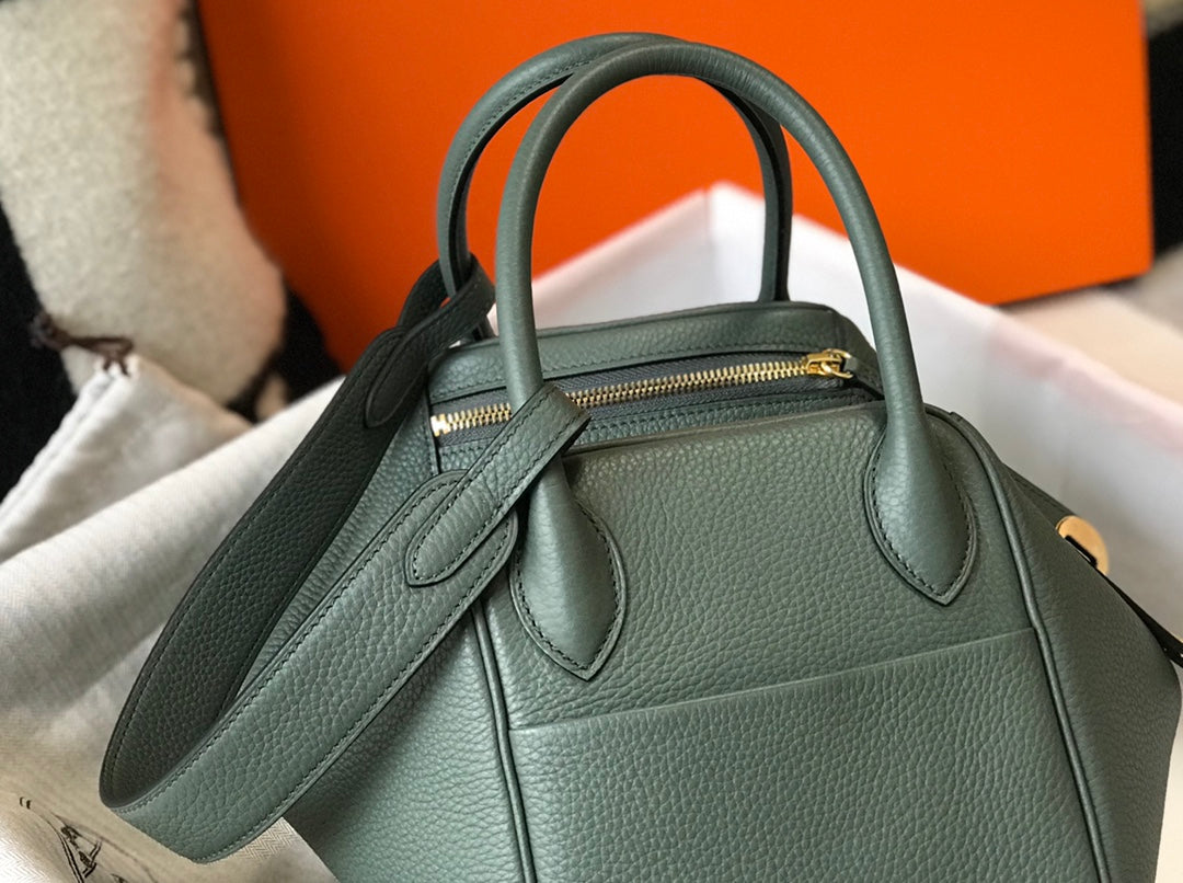 HM LINDY 26 BAG PINE TAURILLON CLEMENCE LEATHER