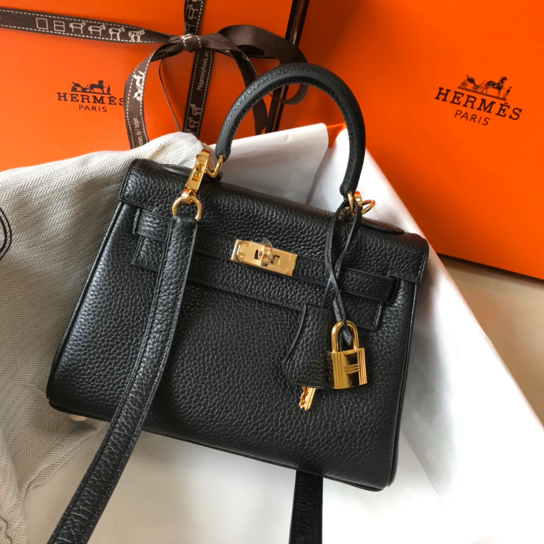 HM Mini Kelly 20cm Togo Leather Gold Hardware