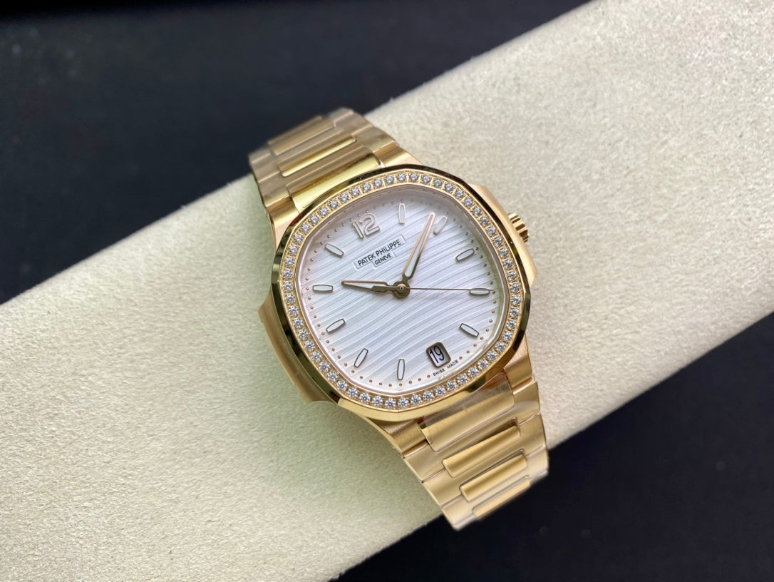 PATEK Nautilus 35mm Gold White Dial