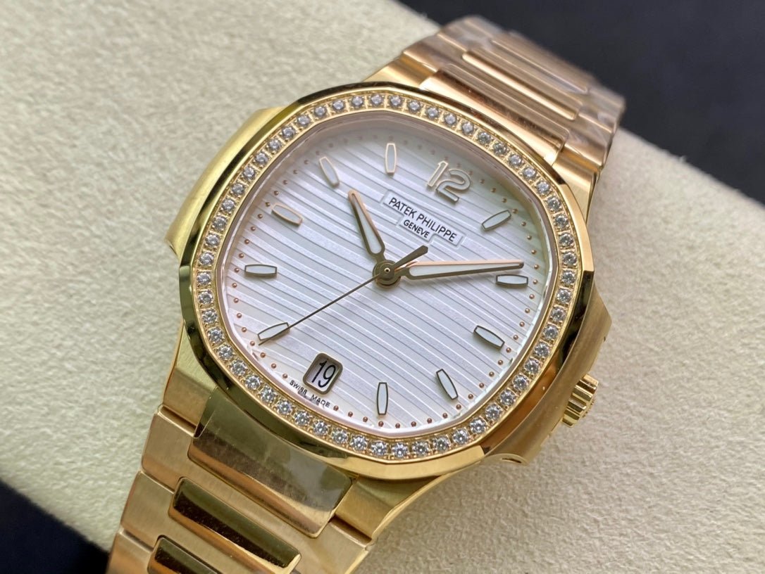 PATEK Nautilus 35mm Gold White Dial