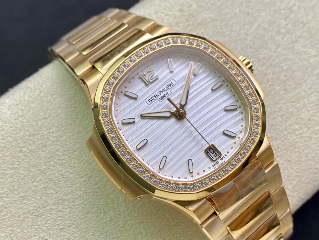 PATEK Nautilus 35mm Gold White Dial