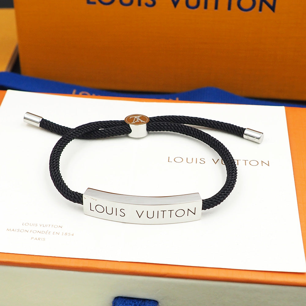 LV Space Bracelet Silver Black