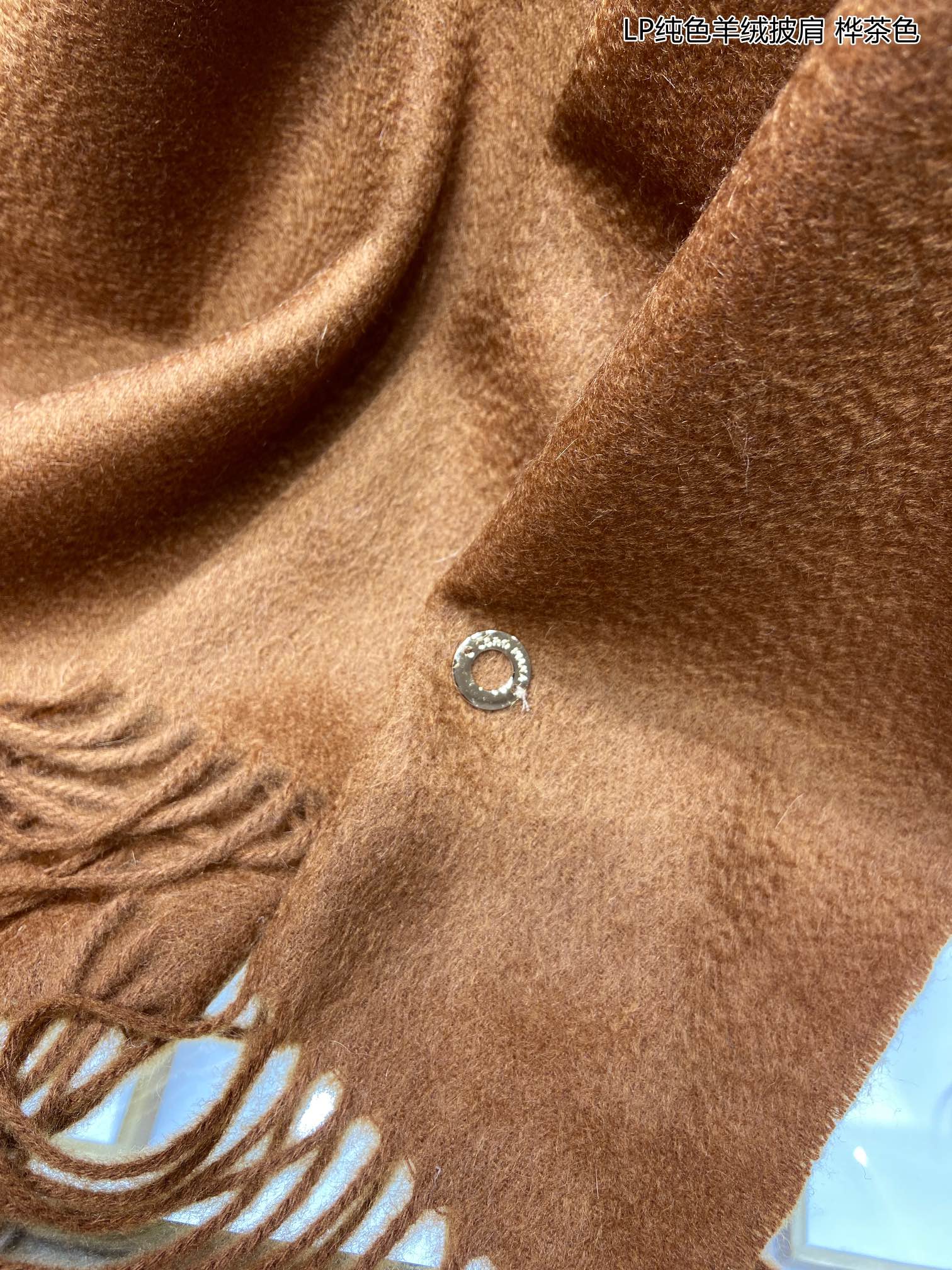 LP Grande Unita Scarf 200 CM In Caramel Cashmere  645520