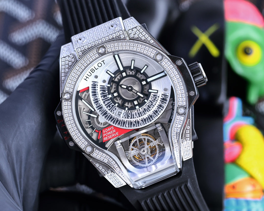 Hublot MP-09 Tourbillon Bi-Axis Titanium Case 45mm Watch