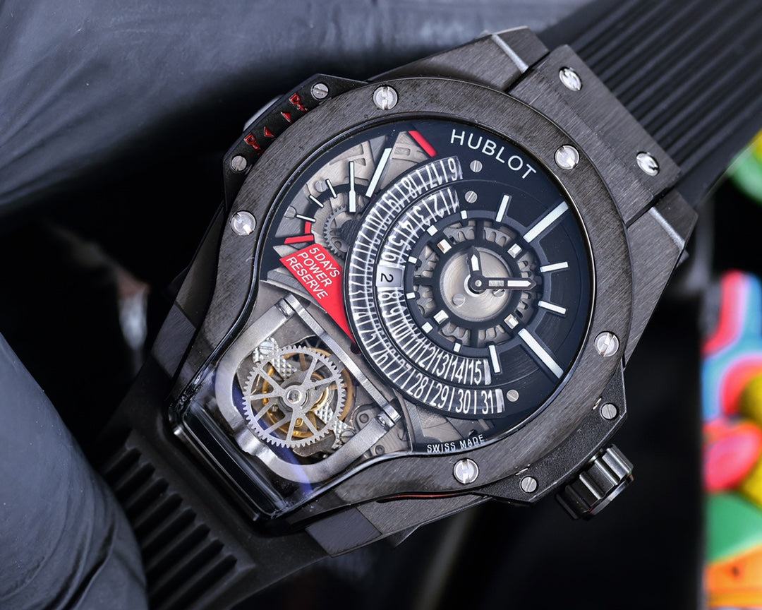 Hublot MP-09 Tourbillon Bi-Axis Black Carbon Case 45mm Watch