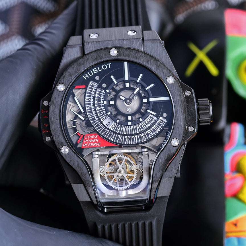 Hublot MP-09 Tourbillon Bi-Axis Black Carbon Case 45mm Watch