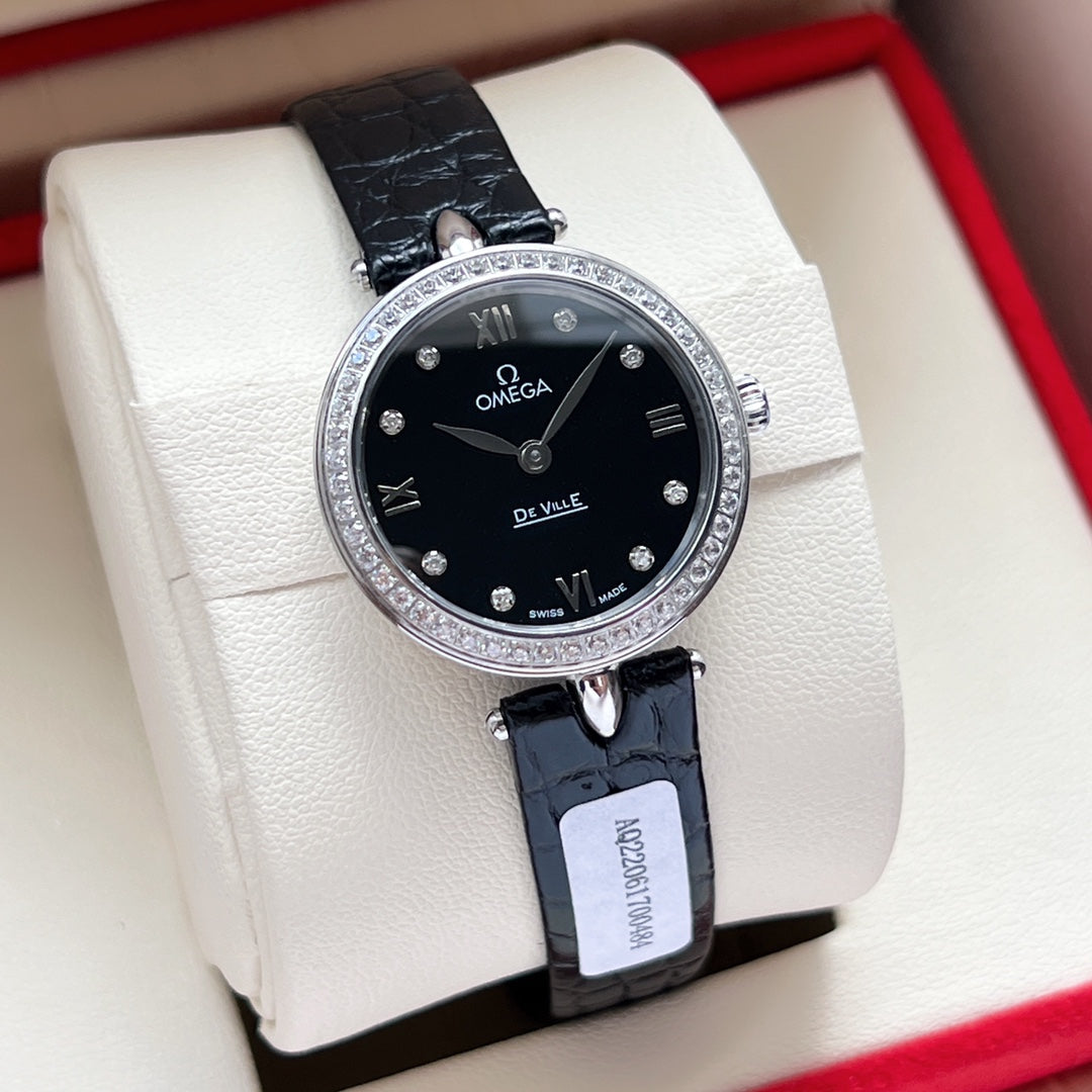 Omega De Ville 27.4mm Black Dial