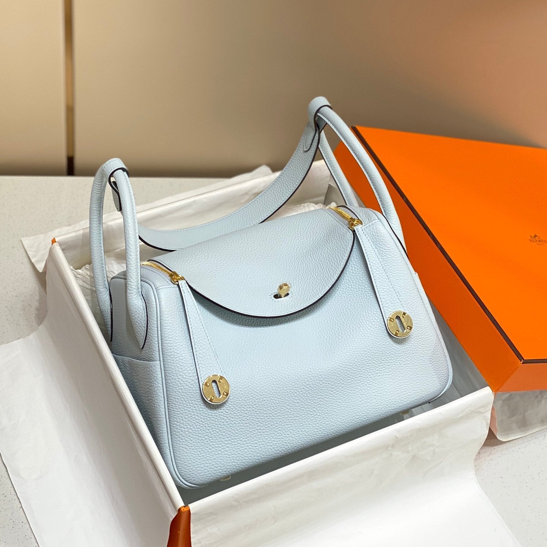 HM LINDY 26 BAG TAURILLON CLEMENCE LEATHER