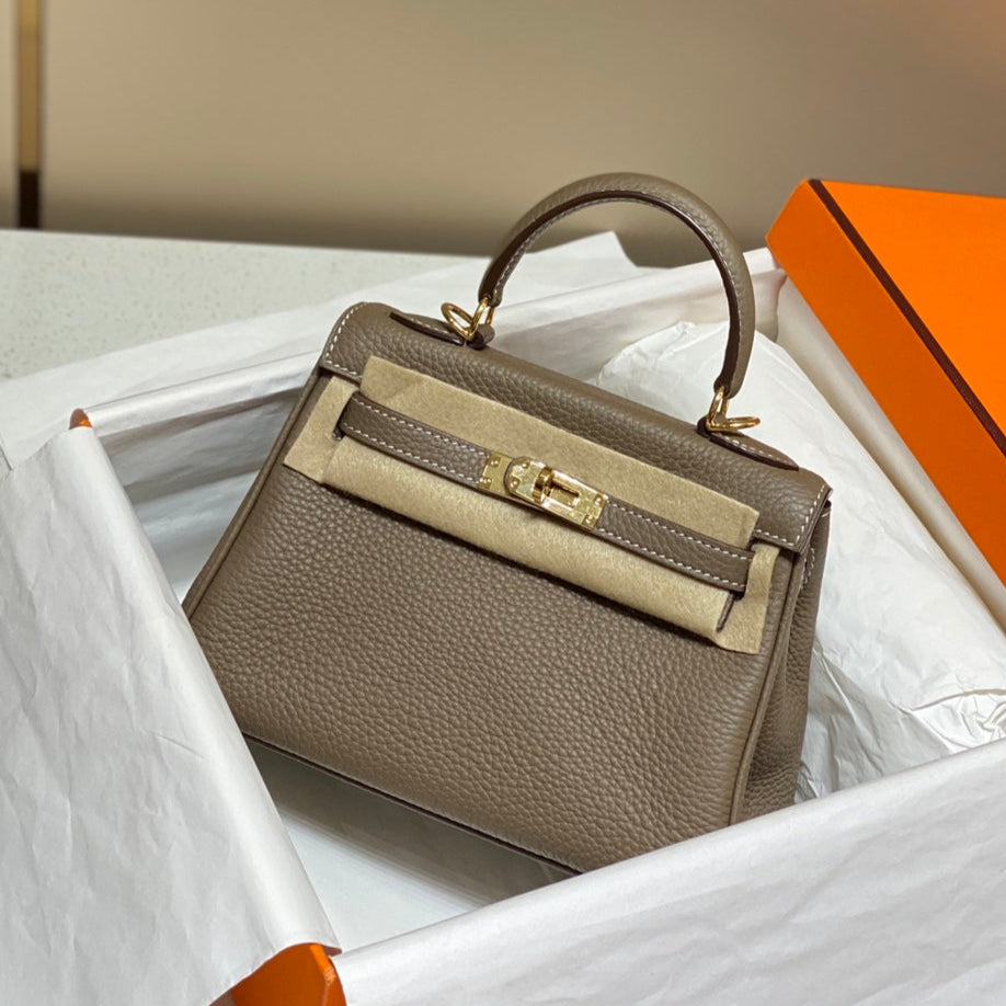 HM Mini Kelly 20cm Togo Leather Gold Hardware