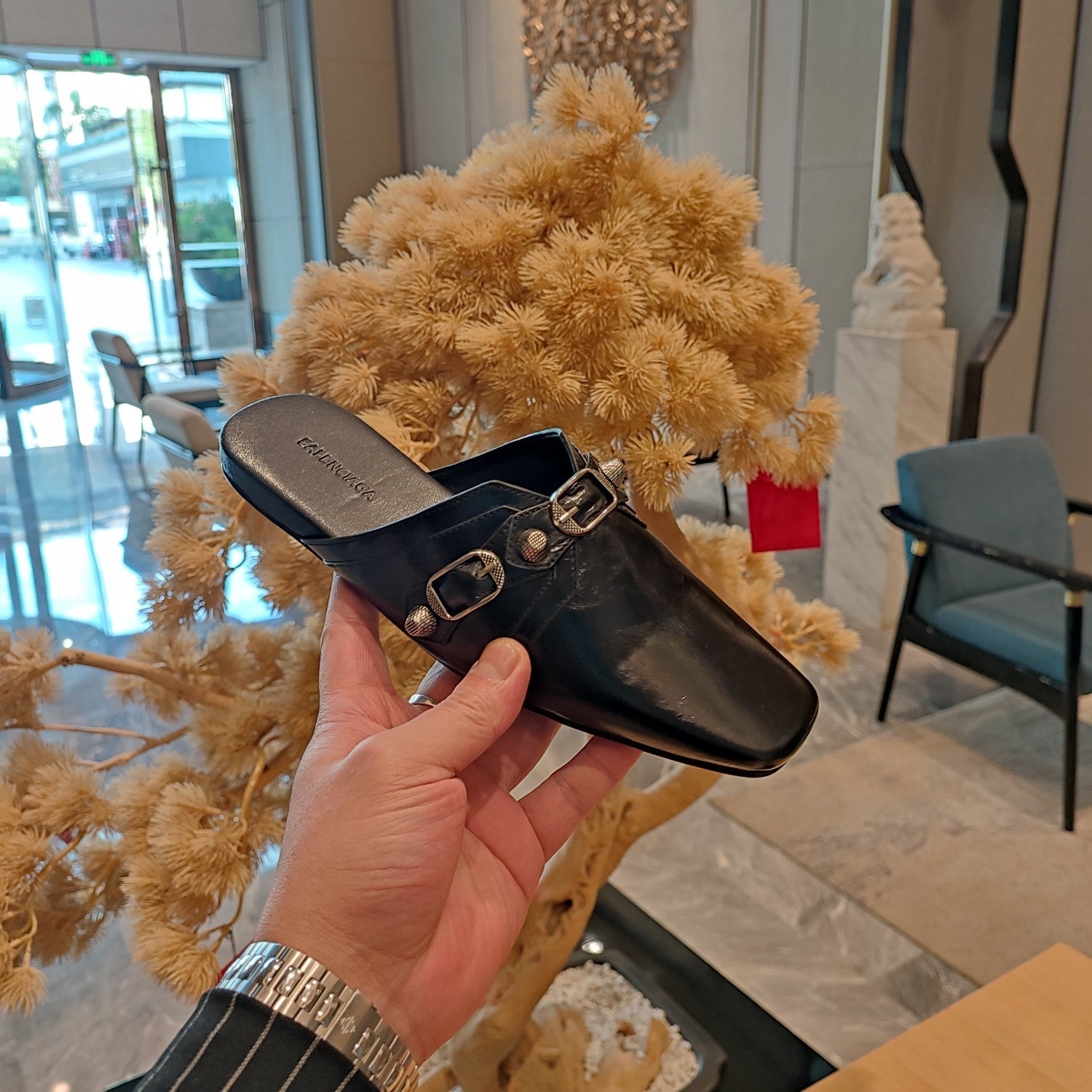 Balenciaga 26s Mules 25 Sheepskin