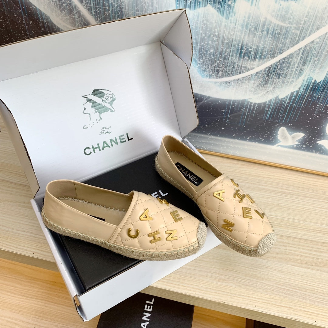 Chanel 2026 Summer Espadrille Shoes Patent Leather 825058